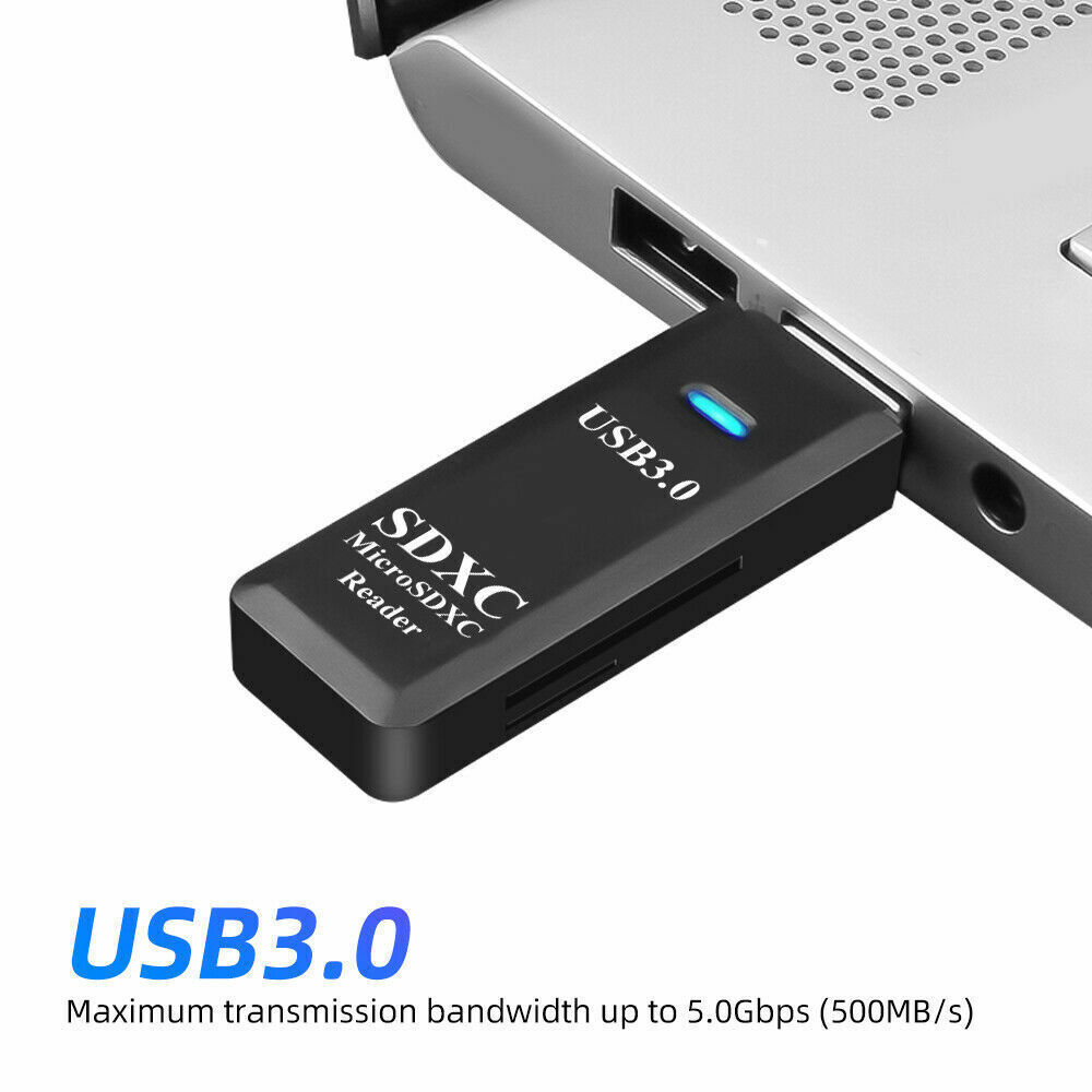 USB 3.0 High Speed Card Reader Adapter for Micro SD SDXC TF T-Flash Memory Card
