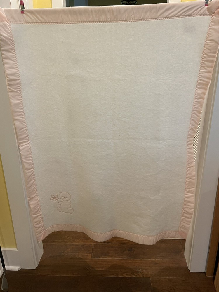 Cradlecraft Blanket Pink Trim