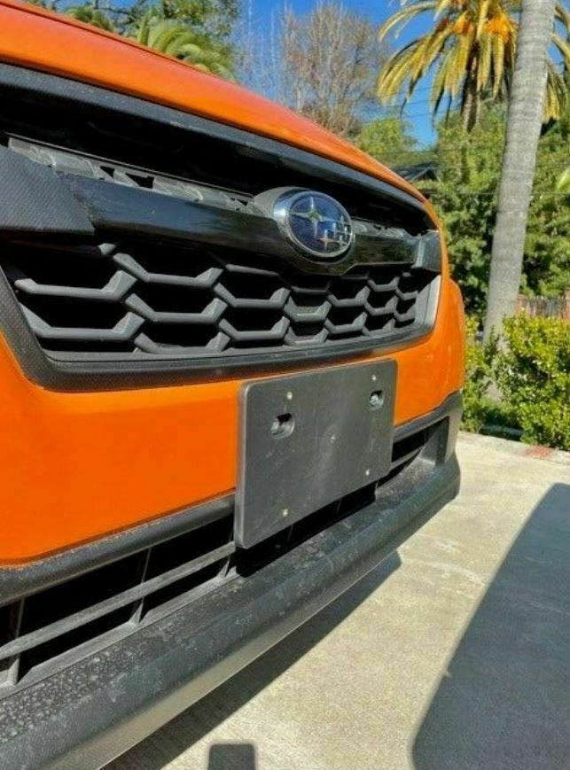 Bumper Rectangular Holes License Plate Kit Bracket for SUBARU Impreza 2008-2011