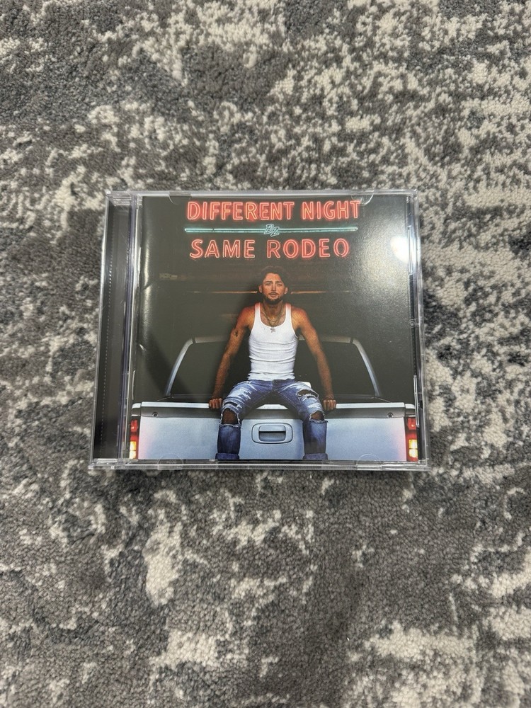 Bailey Zimmerman Signed Autographed Different Night Same Rodeo CD JSA COA