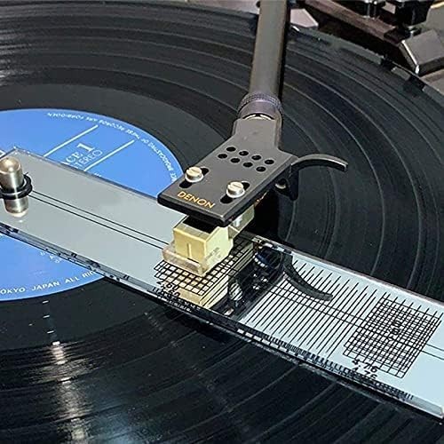 Acrylic Cartridge Alignment Protractor for Turntables - Easy and Accurate