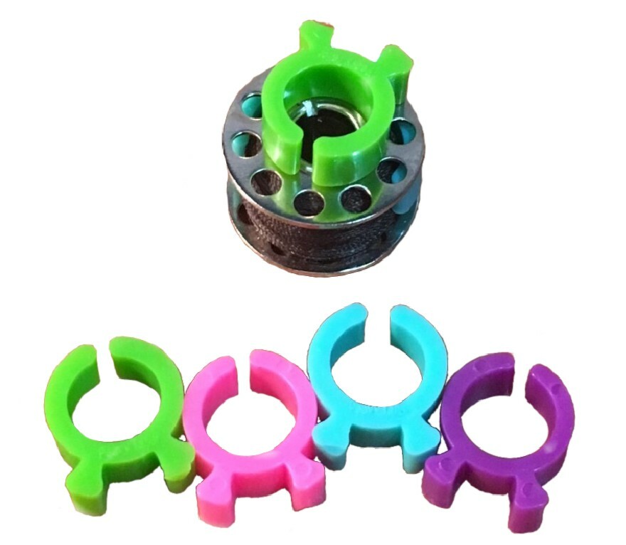 PeavyTailor 36Pcs (#12) Bobbin Holders Thread Clips Spool Huggers for Embroidery