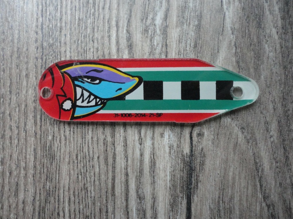 Pool Sharks Pinball Machine Promo Plastic Key Chain