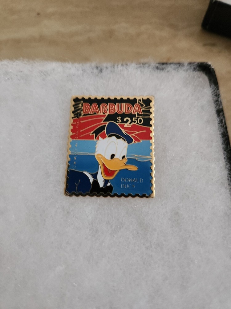 Disney Jayne Co. Barbuda Donald Duck Stamp pin
