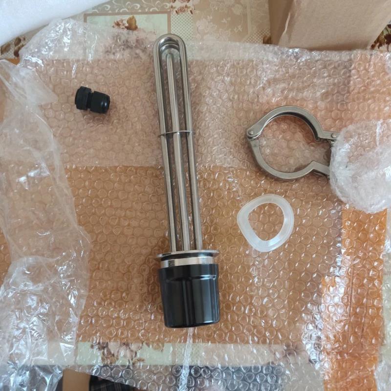 Electrical Heating Element 2" Tri-clamp 220-380V Water Oil 3-12KW Immersion Tool