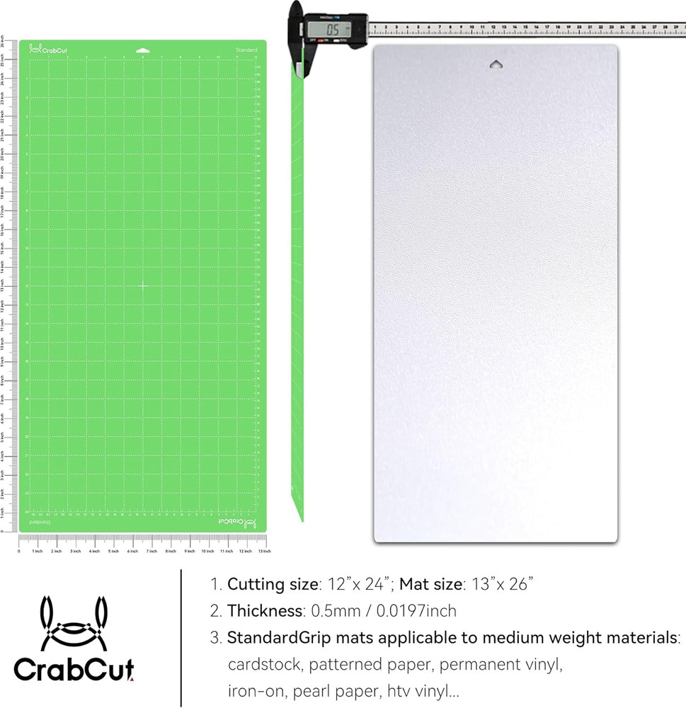 Cutting Mats for Cricut Maker 4/Explore 4/Maker 3/Explore 3/Explore Air 2 12x24