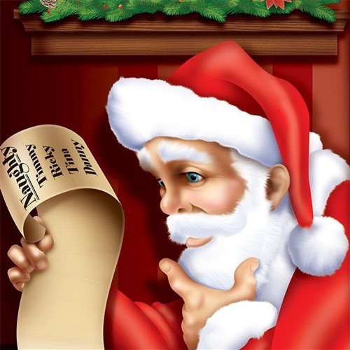 Santa Rest Room Door Cover