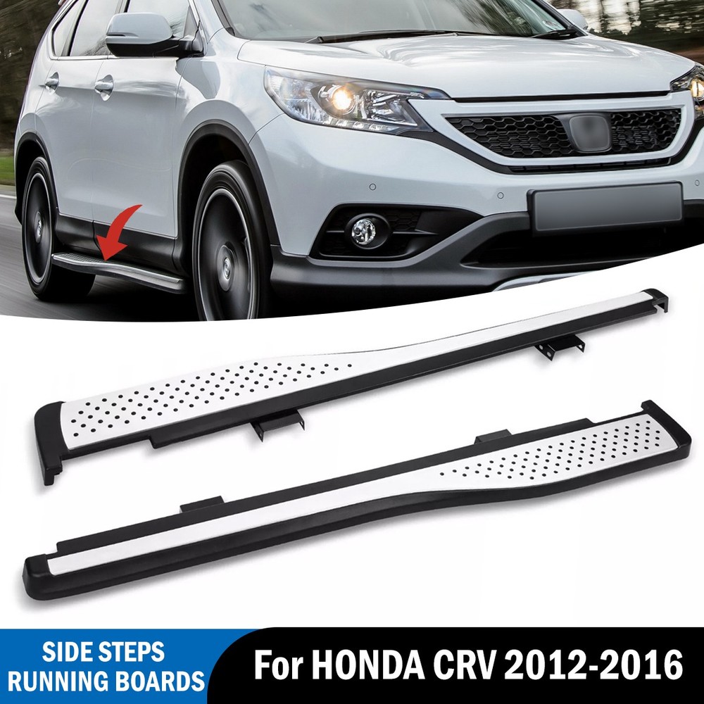 2Pcs OE-Style Running Boards for 2012-2016 HONDA CRV Regtangular Side Steps Bars