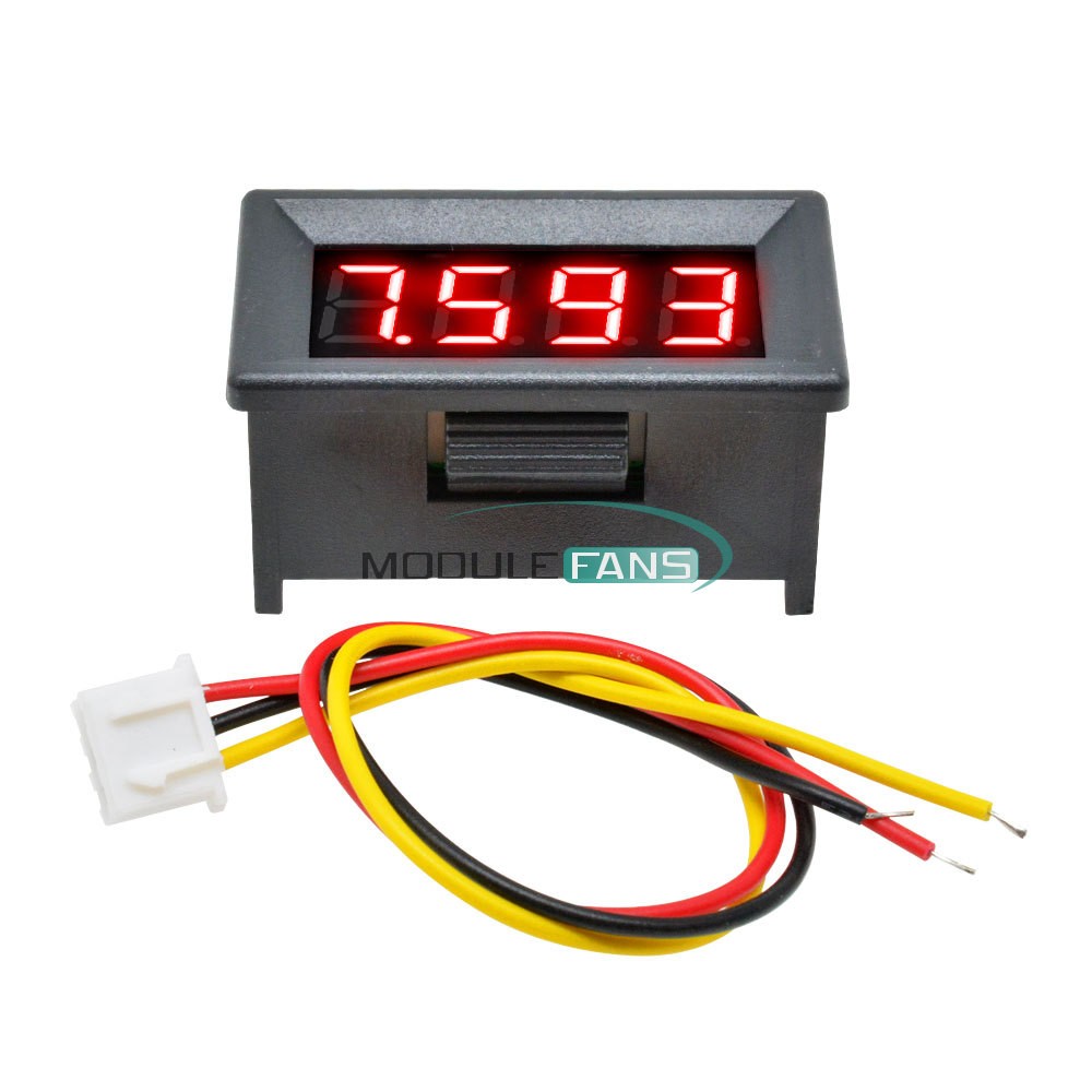 1-10pcs DC 0-100V LED Digital Display Voltmeter LED Voltage Panel Meter new