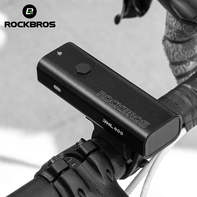 ROCKBROS 800LM Bicycle Light Waterproof Bicycle Headlight Cycling Flashlight