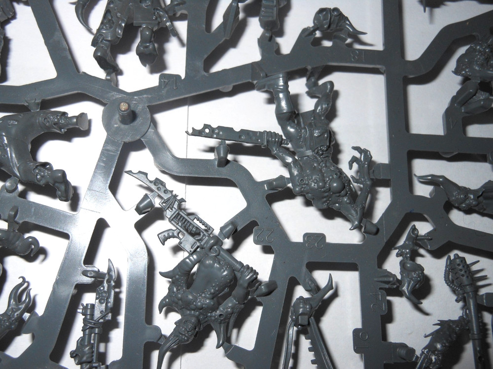 Warhammer 40K Death Guard Pox Walkers Bits incomplete sprue