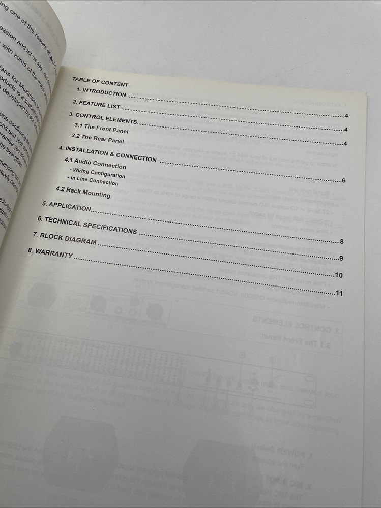 Alto RSA 27 Realtime Analyzer RTA Owners Manual Book User Guide
