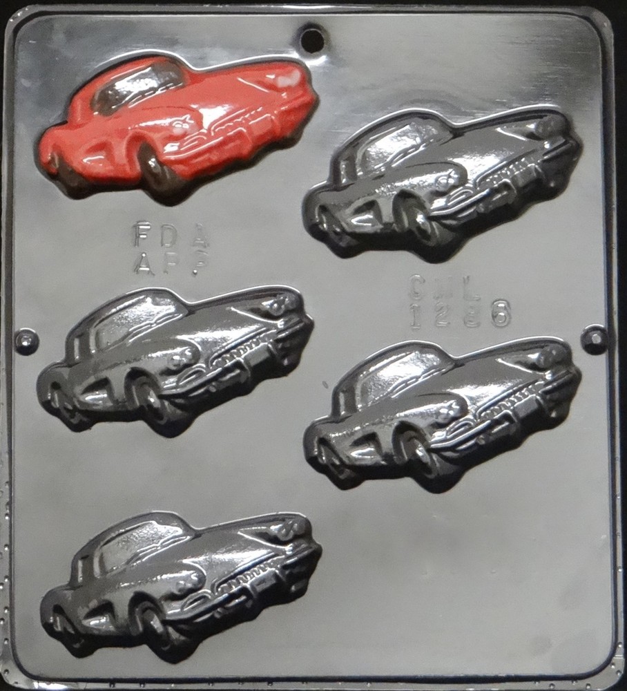 Small Corvette Chocolate Candy Mold  1286 NEW