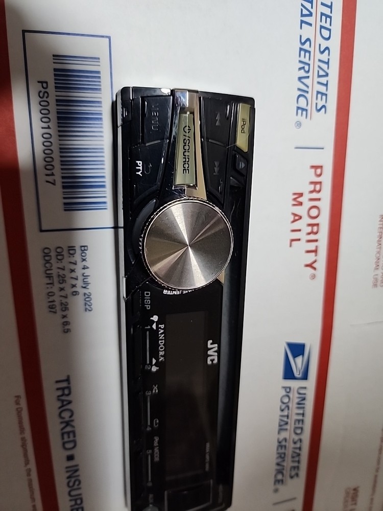 JVC KD-R750 Faceplate Only- Tested