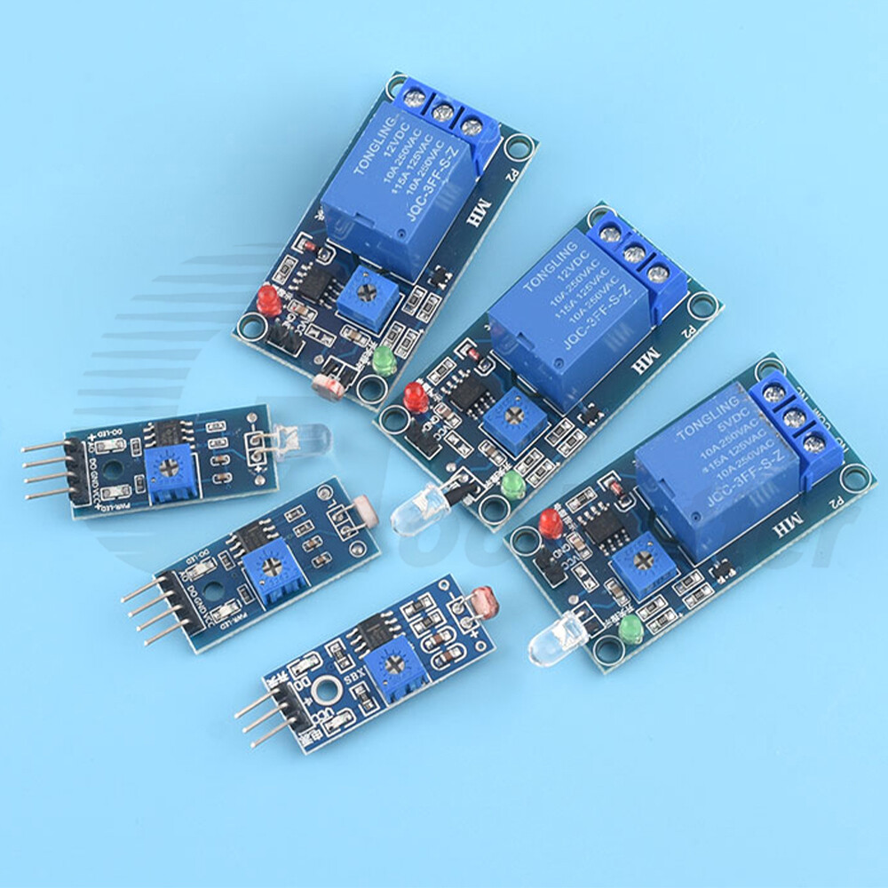 5V 12V Photoresistor Photodiode Light Sensor Module Relay Control Switch Detect