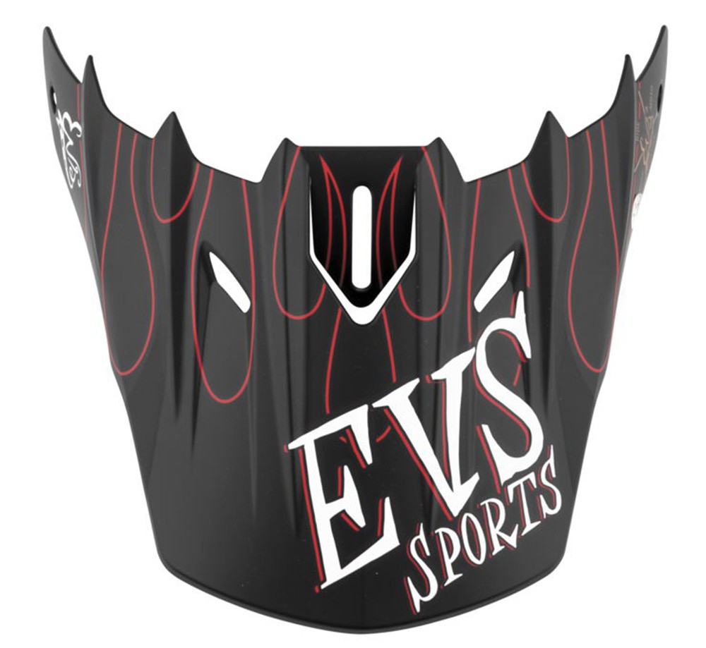 EVS T5 Fink Replacement Peak Visor Black
