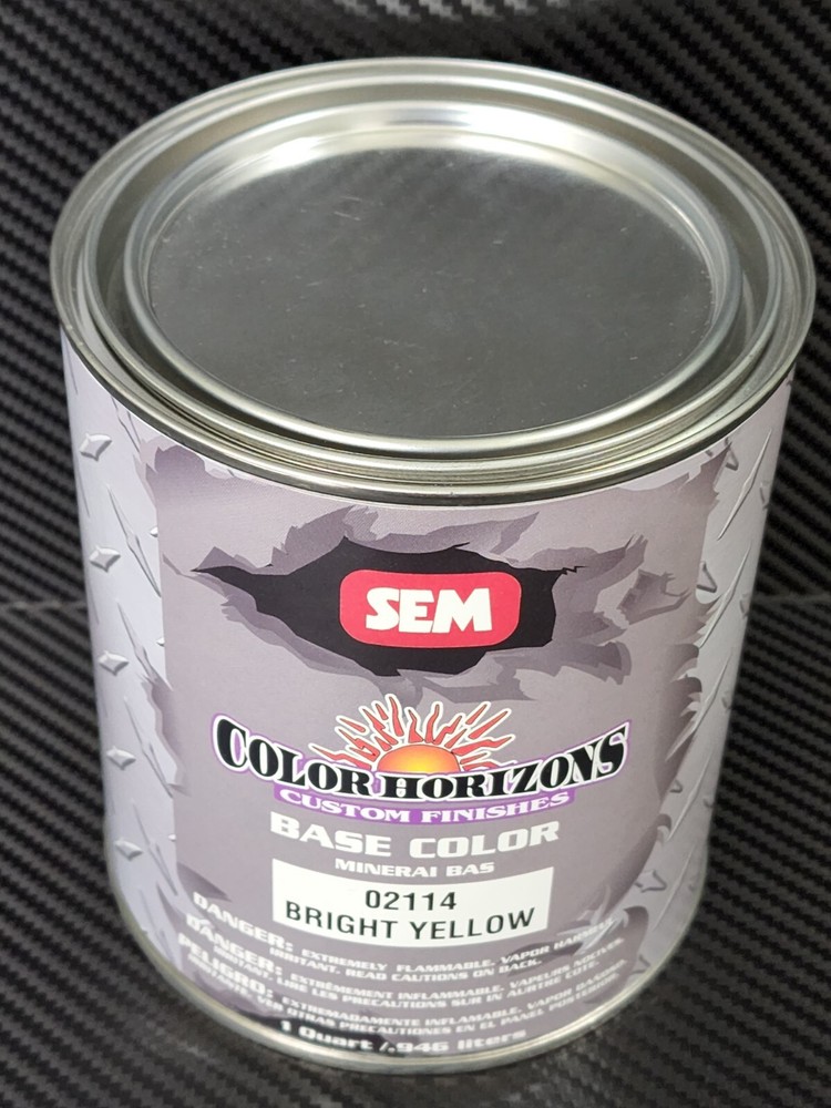 SEM-02114 SEM COLOR HORIZONS BASE CONCENTRATE "BRIGHT YELLOW" QUART