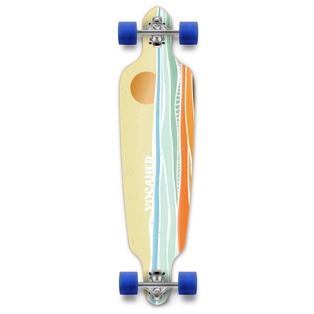 YOCAHER Longboard Complete - Earth Series - Horizon Day