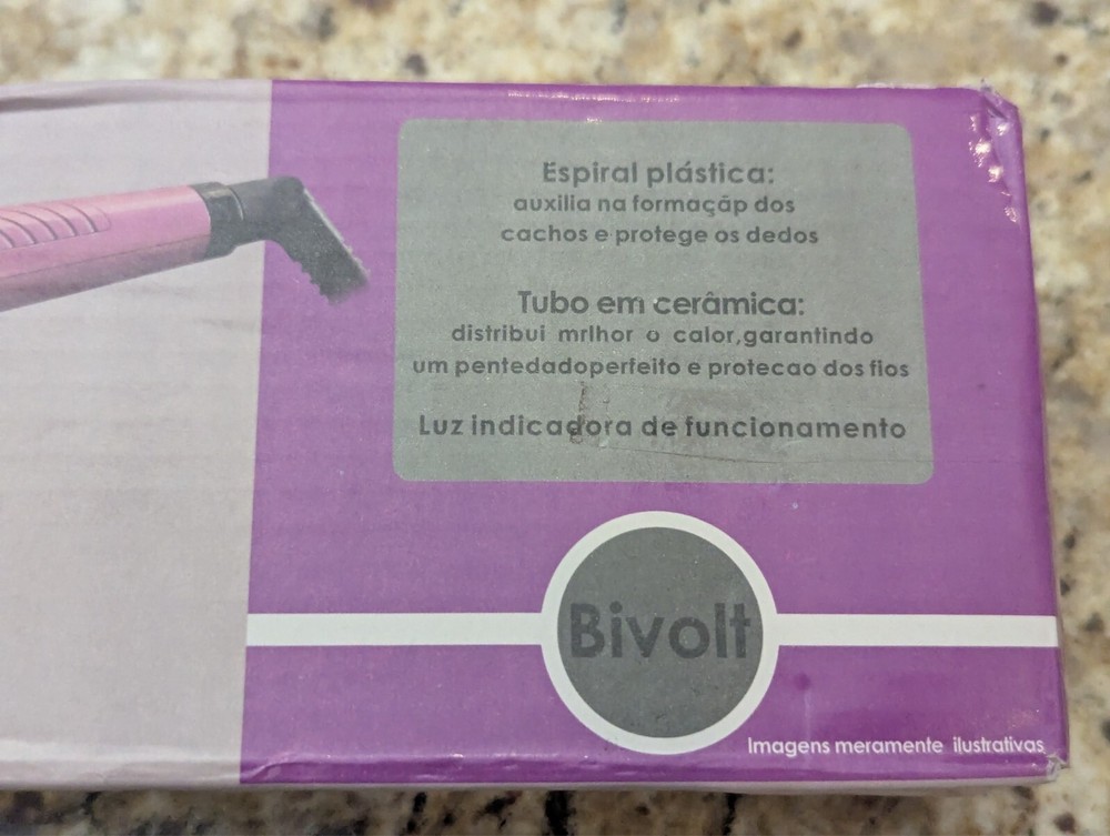 LUYI Cermamic Modelador Curling Iron LY-1011 Blue