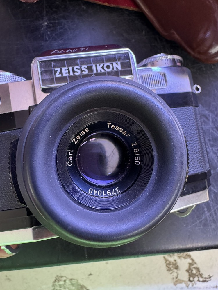 Zeiss Ikon Contaflex Camera Vintage With Case Untested