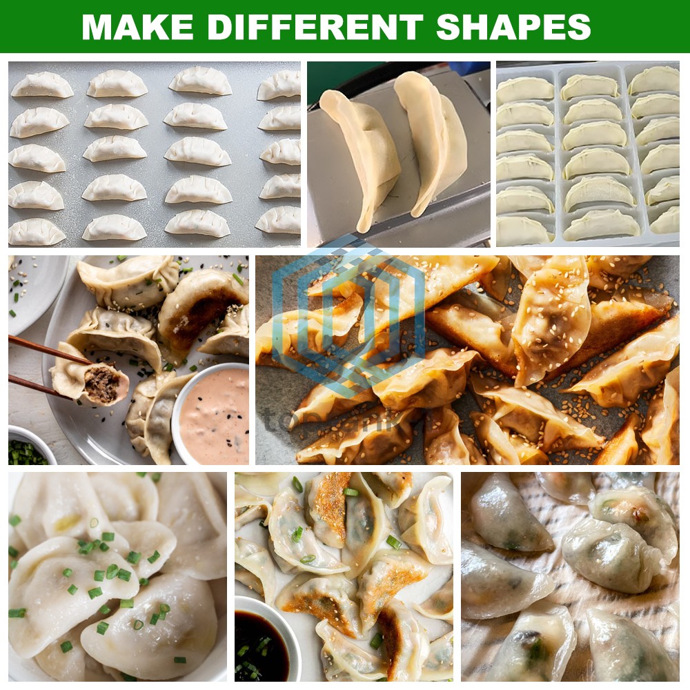 9cm Commercial Semi-Automatic Fried Dumpling Samosa Maker Semi-Automatic Machine