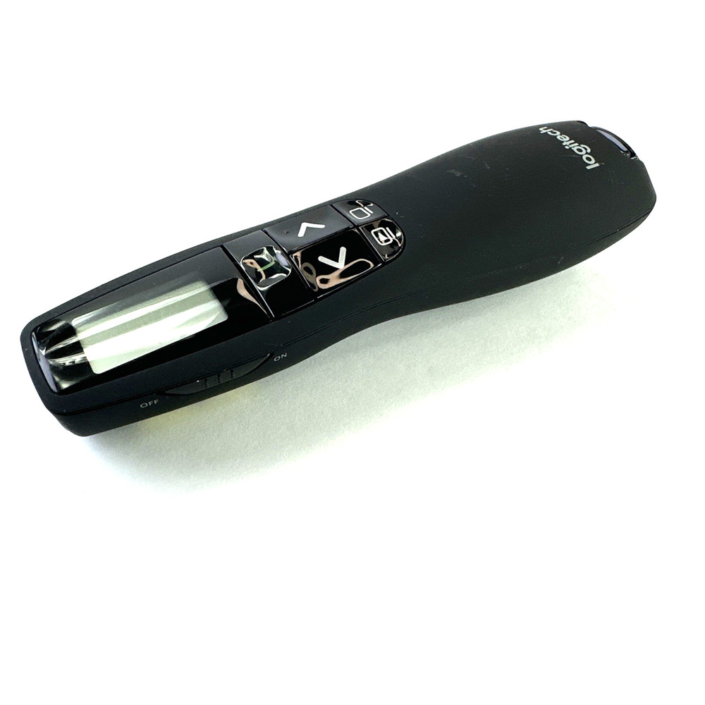 Logitech R800 Professional Presenter Remote Green Laser Pointer - TESTED