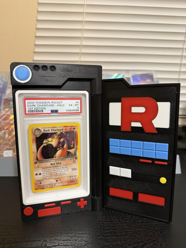 Team Rocket Pokédex Holder For PSA Slabs