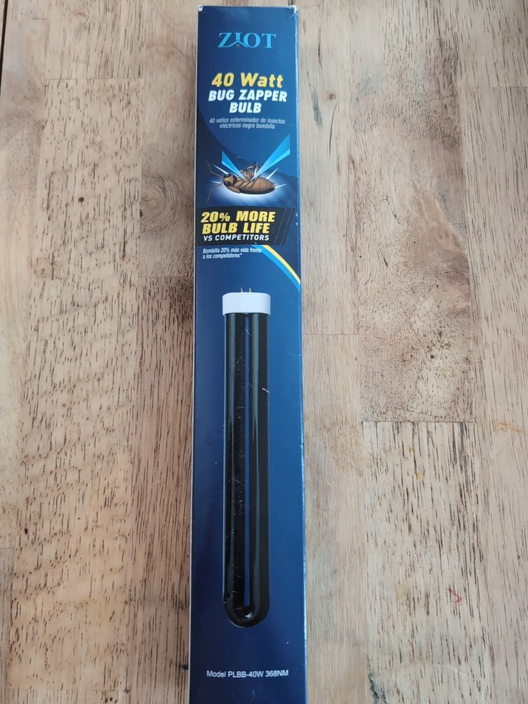 ZIOT 40 Watt Bug Zapper Bulb - Model: PLBB-40W-368NM