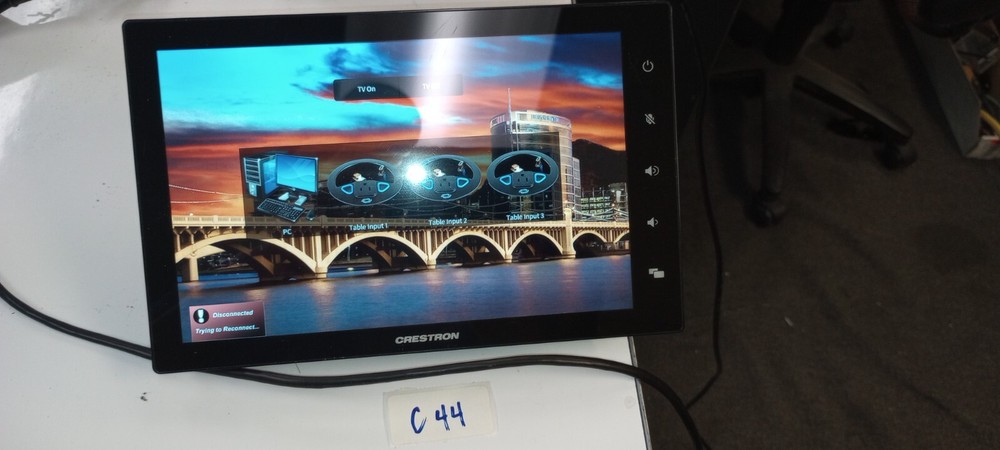 Crestron TS-1051-C-B-S Tabletop Touchscreen Console Stand -