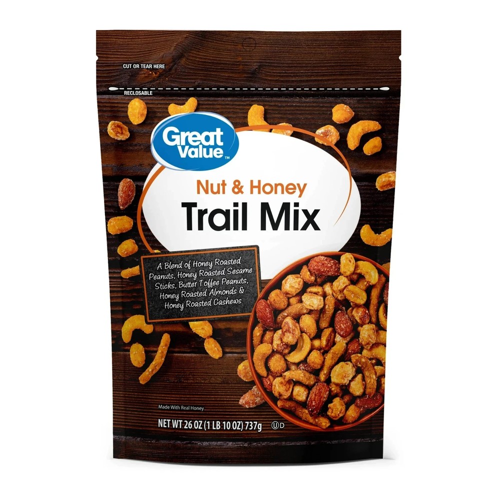 Nut & Honey Trail Mix, 26 oz Sealed packaging