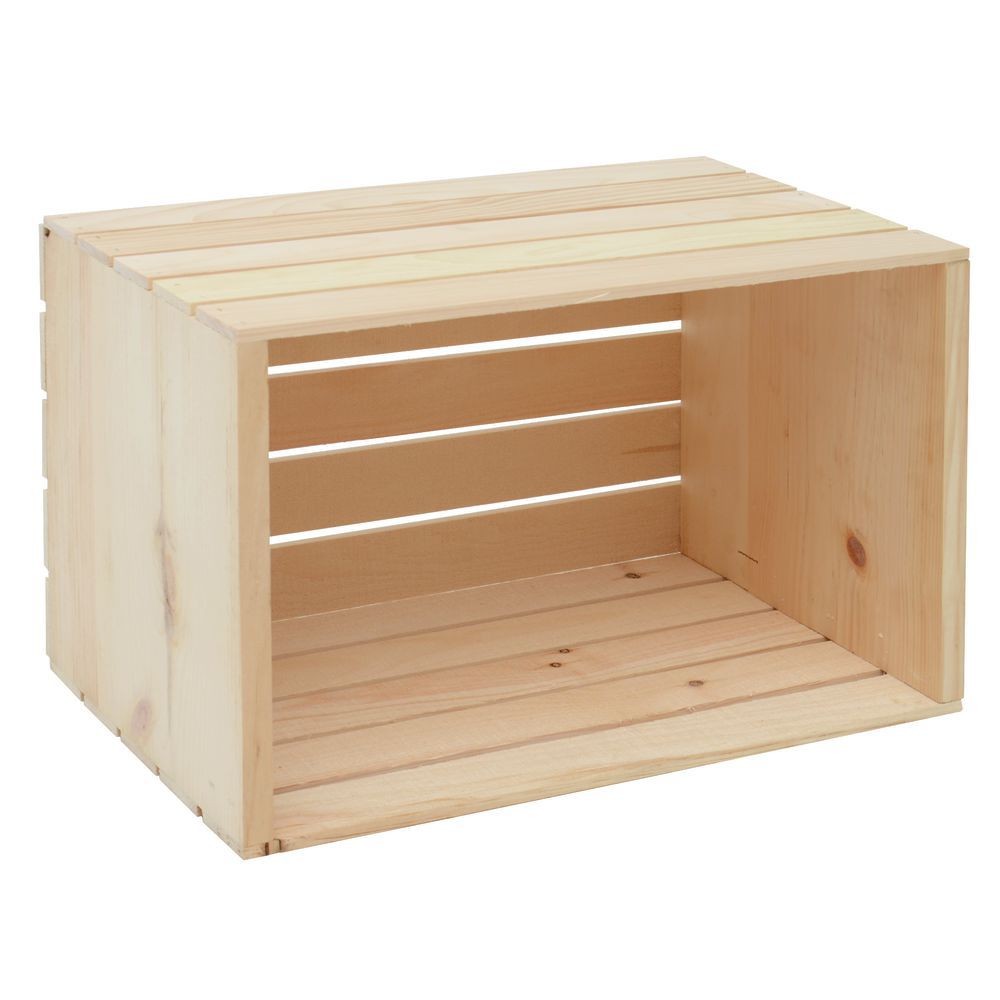 Small Wood Crate Riser