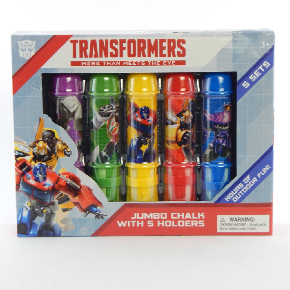 Transformers Jumbo Chalk Set
