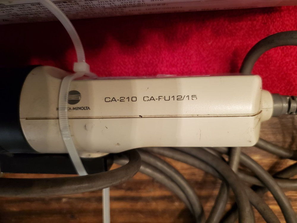 Konica Minolta CA-210 Color Analyzer With Probe - Tested & Working