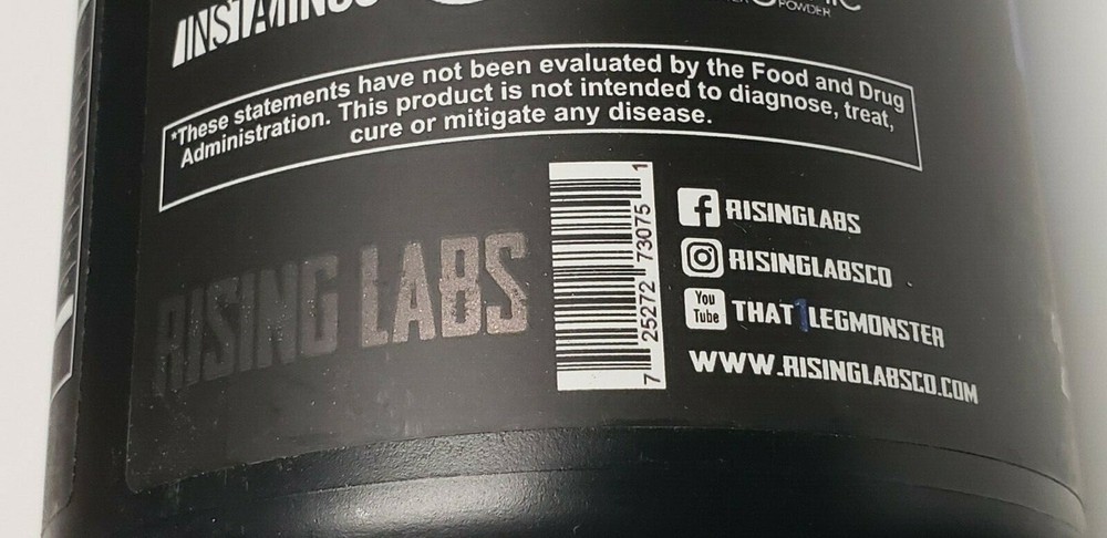 Rising Labs BARRICADE EAA/BCAAs - Cucumber Melon Lime - 30 Servs - Exp 6/2025