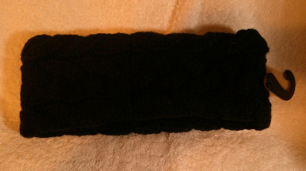 Adidas Black Fleece Lined Headband New