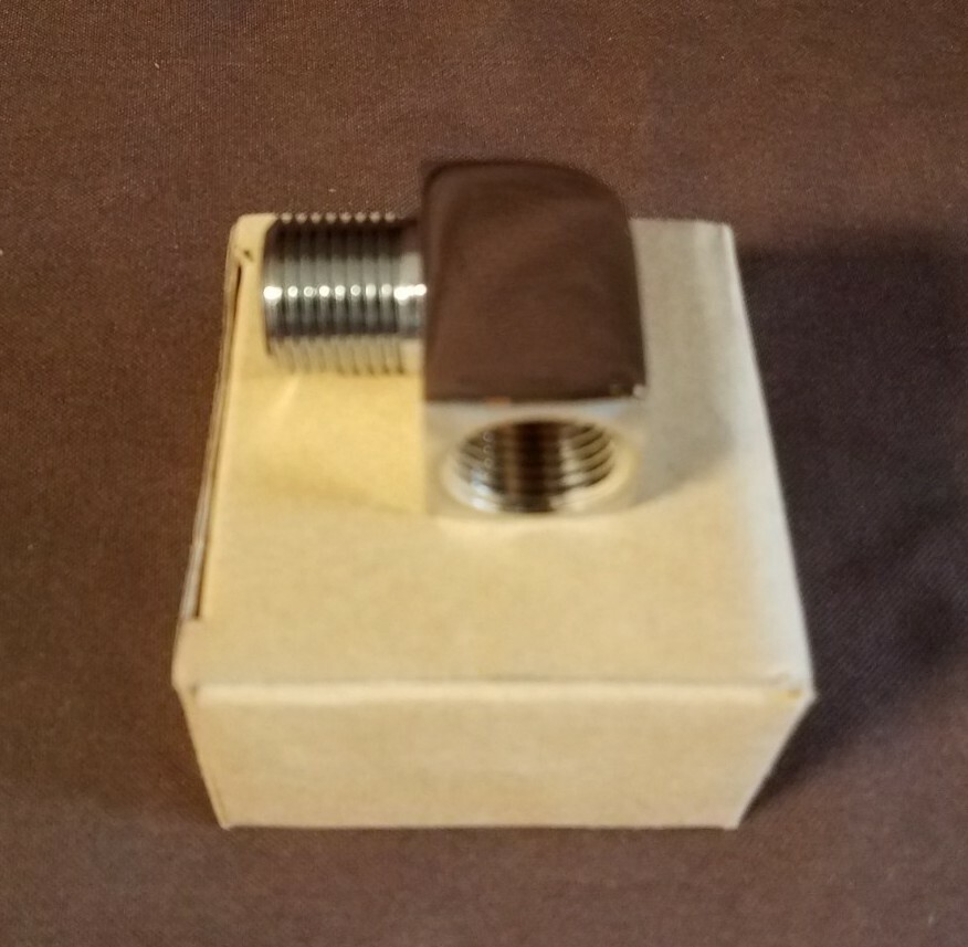 Shower Outlet Elbow Chrome With Wall Flange