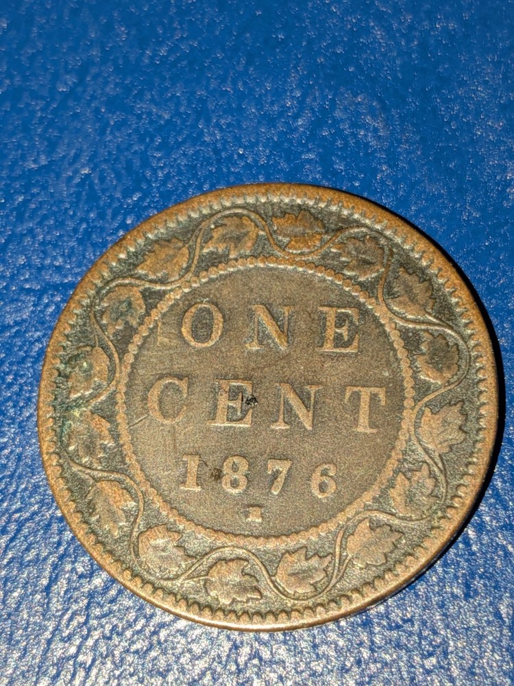 1876-H Canada Queen Victoria Large Cent