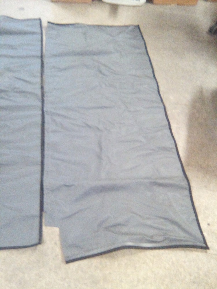 2024 International LT Sleeper Curtains, Grey