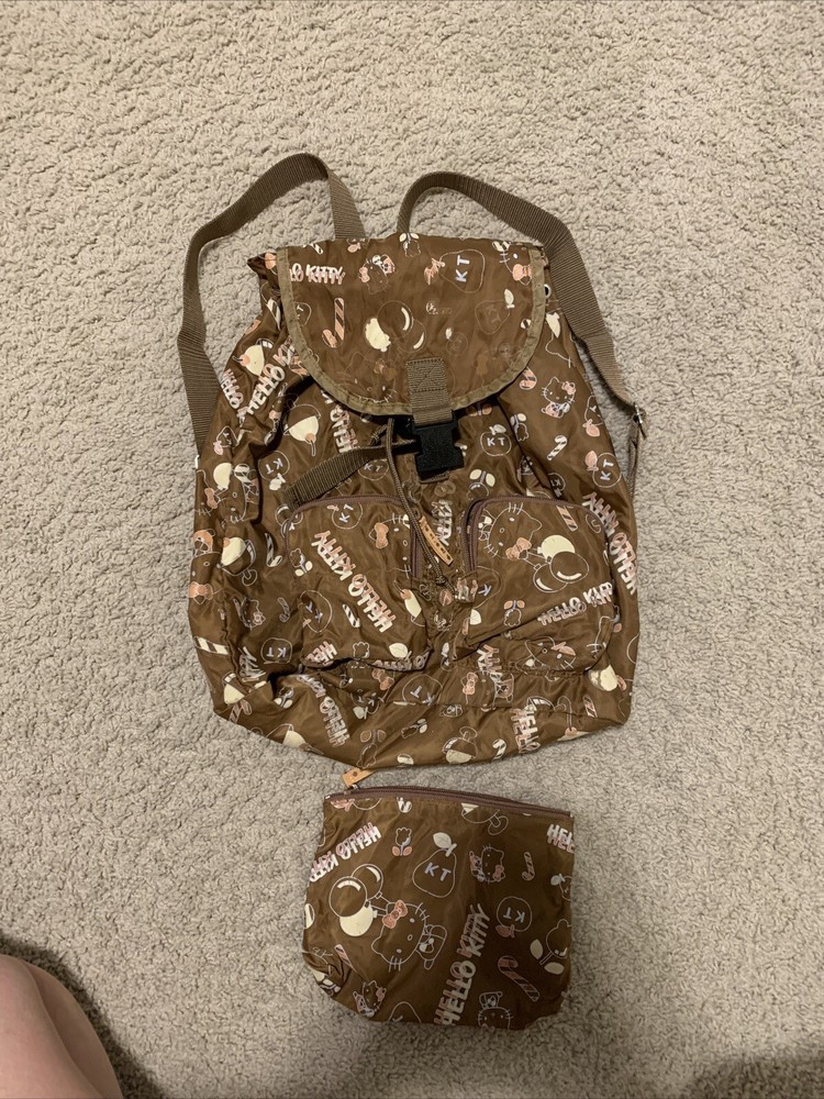 Hello Kitty Themed Foldable Travel Backpack