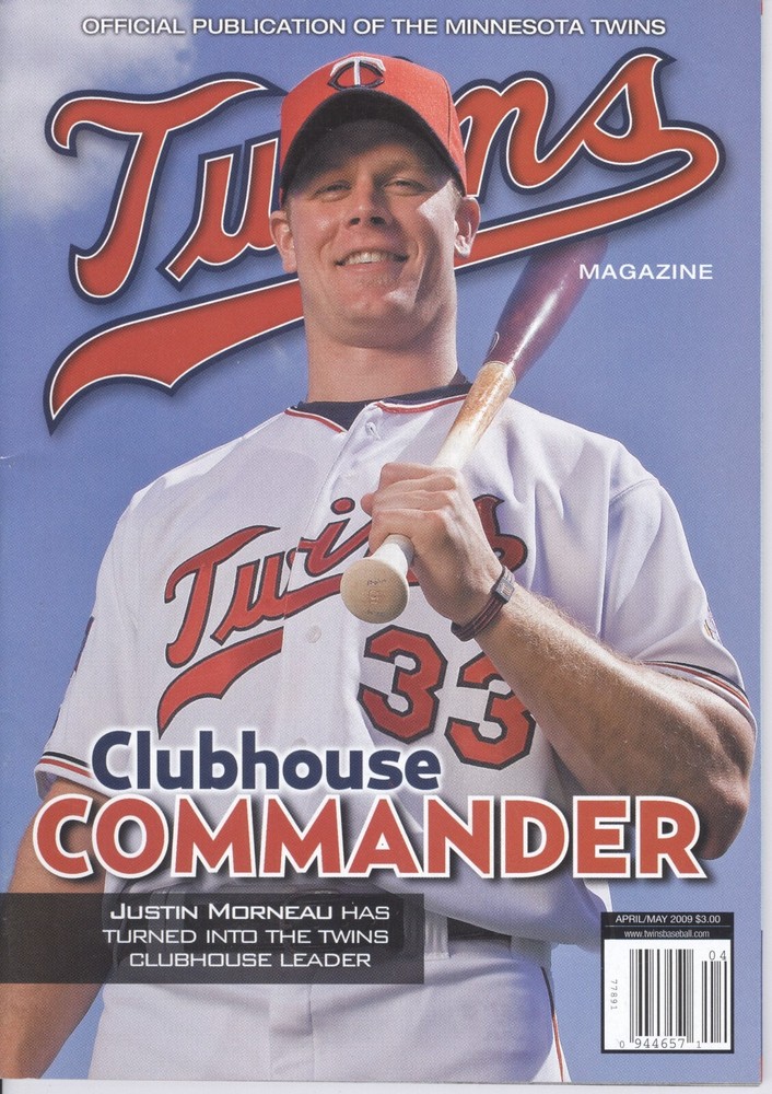 2009 Minnesota Twins Program (April/May): Justin Morneau