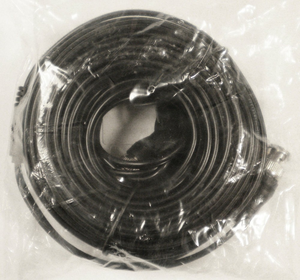 65FT BNC Connector Video Extension Cable Lead For CCTV Security Camera