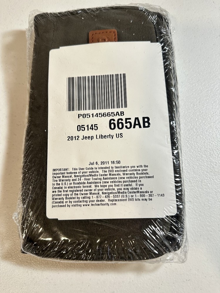 2012 Jeep Liberty Owner's Manual Set