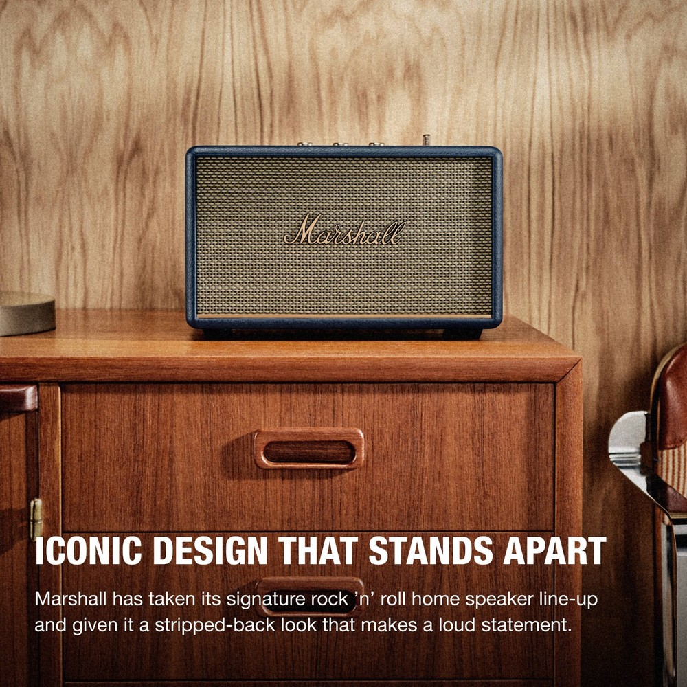 Marshall Acton III Bluetooth Speaker System (Midnight Blue)