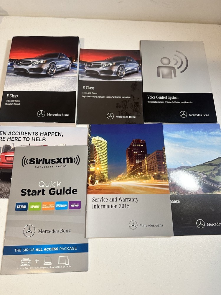 2015 Mercedes-Benz E-Class Owner's Manual Set