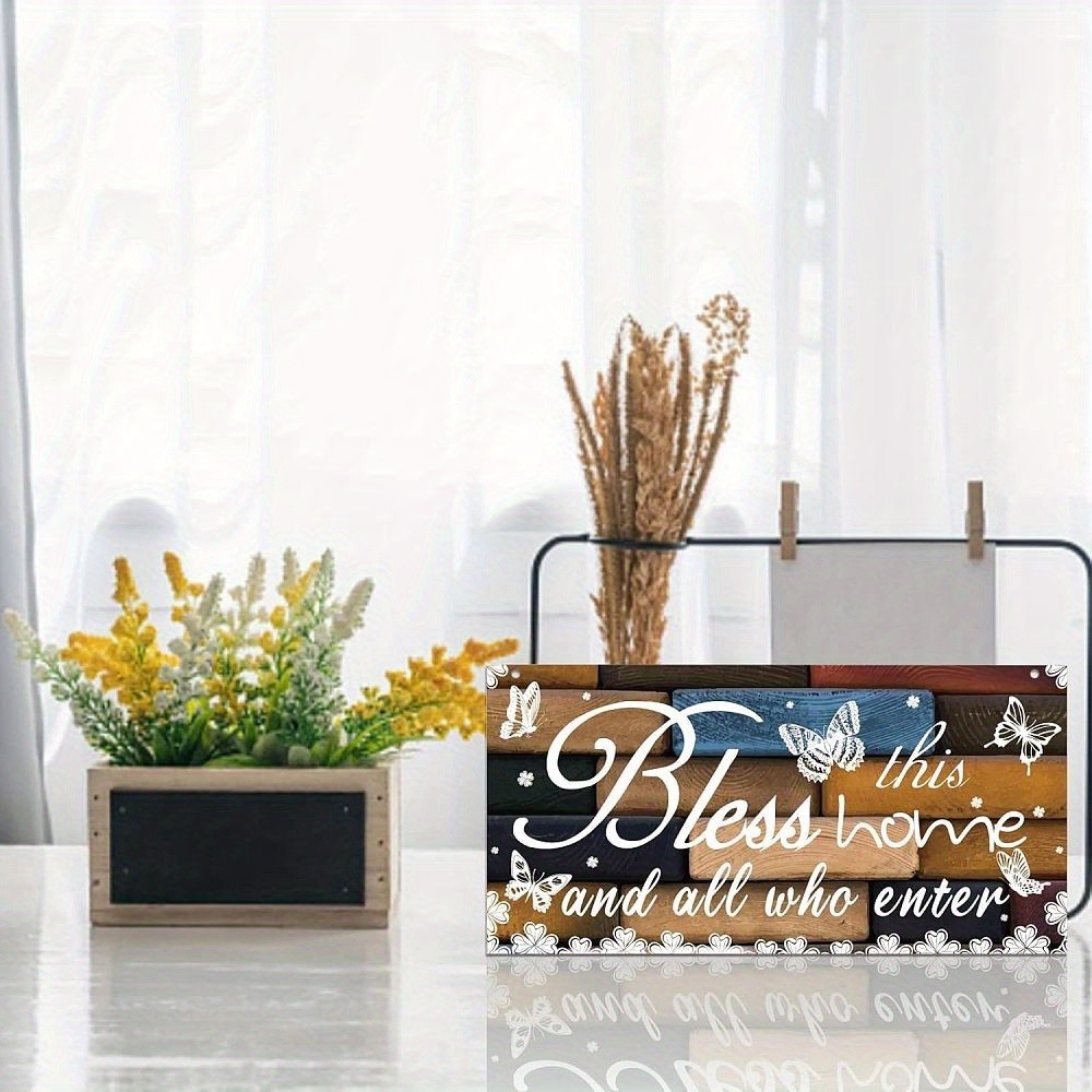 2sets Rustic Woodsigns Home Decor Bless This Home Wall Hanging