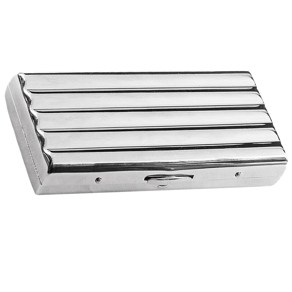 2Pcs Wavy Cigarette Case Moisture-proof Portable Cigarette Case For 10 Cigarette