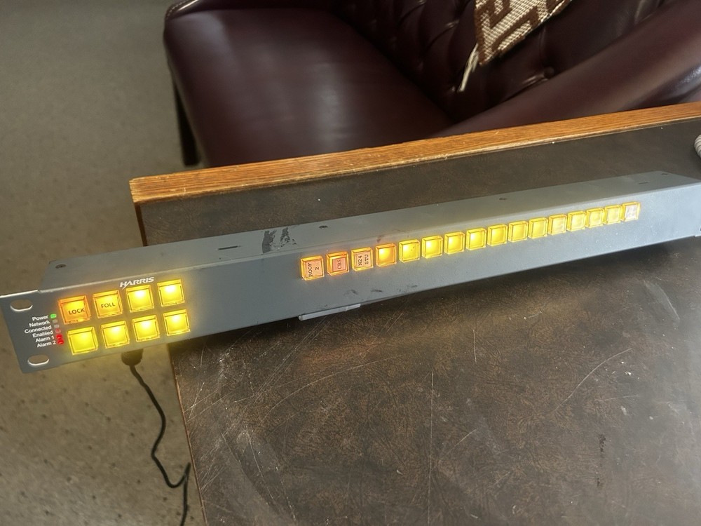 Harris RCP-16PB Router Control Panel w/ POWER Adapter