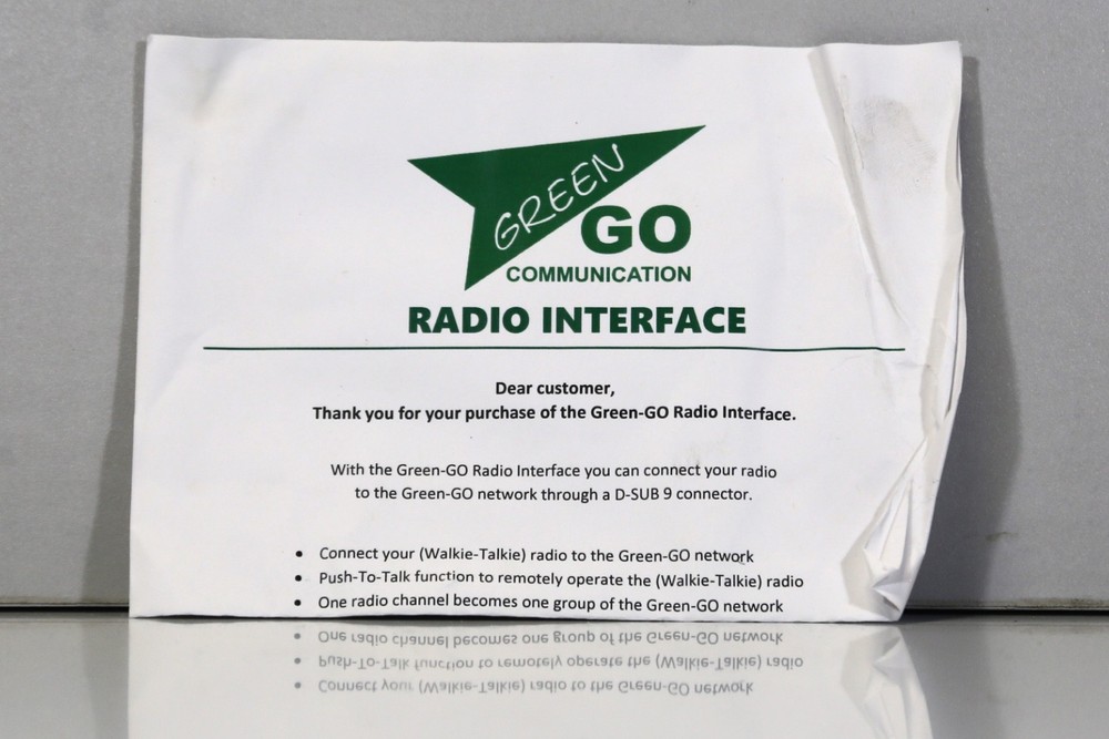 Green-GO RDX radio interface (GGO-RDX) - Intercom System - PoE - OPEN BOX