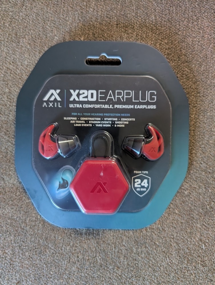 AXIL X20 Earplugs (Red)