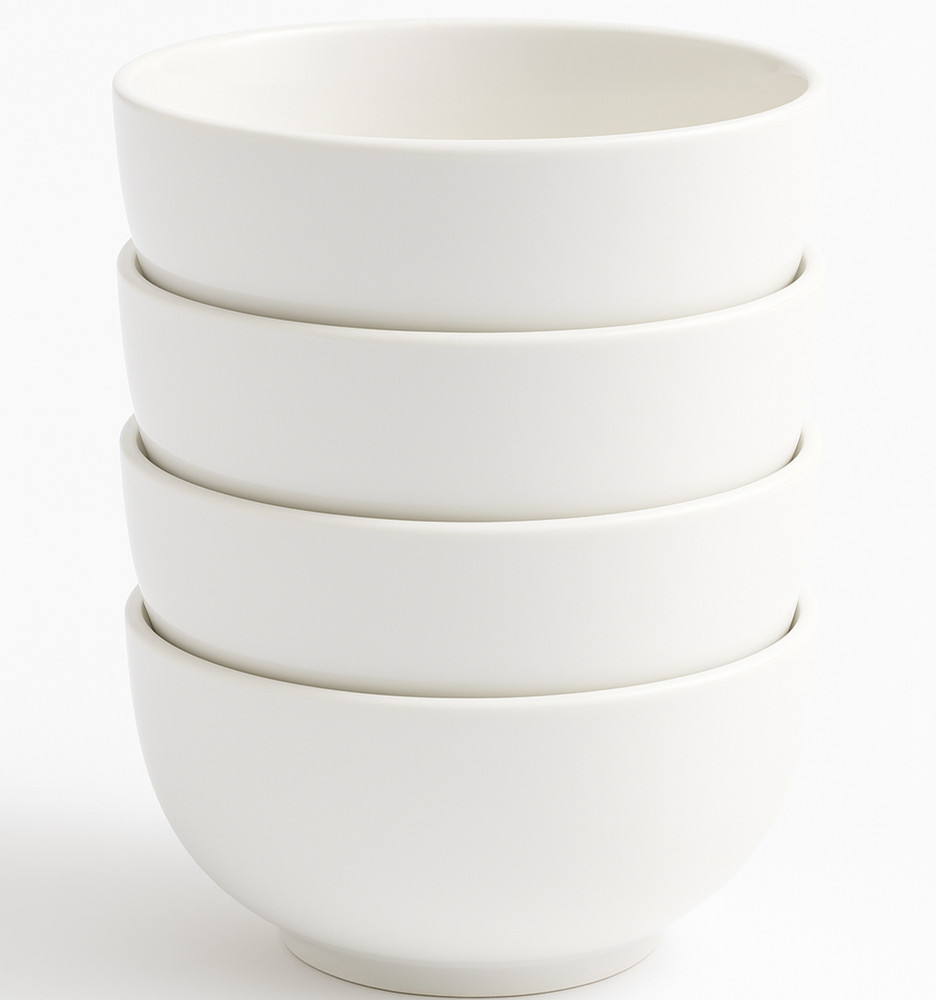 Haven Soft Square 4 Pc bowl Set, 5''